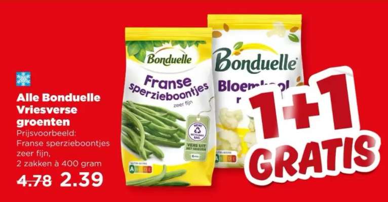 Alle Bonduelle Vriesverse groenten