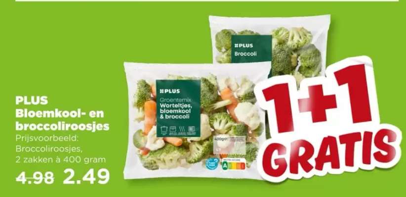 PLUS Bloemkool- en broccoliroosjes