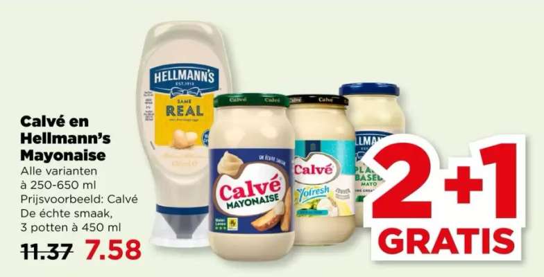 Calvé en Hellmann’s Mayonaise