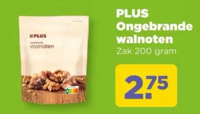 PLUS Ongebrande walnoten
