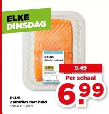PLUS Zalmfilet met huid