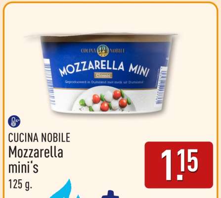 Cucina Nobile Mozzarella mini's