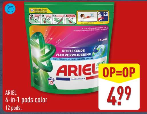 ARIEL 4-in-1 pods color