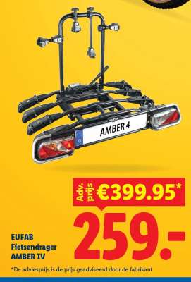 EUFAB Fietsendrager Amber IV