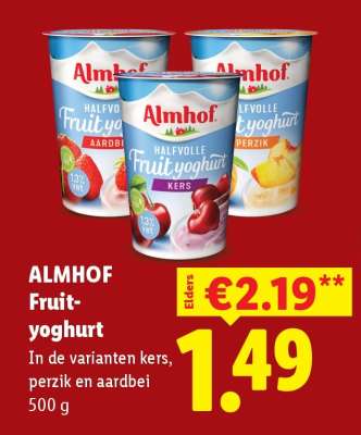 ALMHOF Fruit-yoghurt