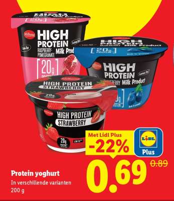 Protein yoghurt