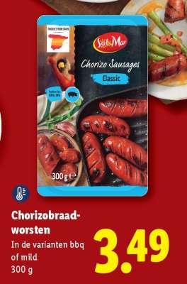 Chorizobraadworsten