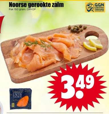 Noorse gerookte zalm