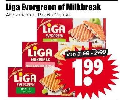 Liga evergreen of milkbreak