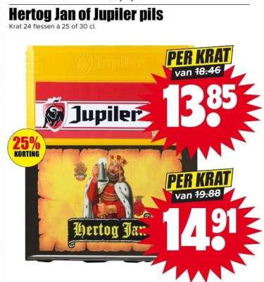 Hertog Jan of Jupiler pils