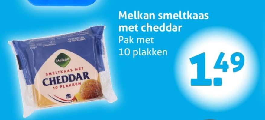 Melkan smeltkaas met cheddar
