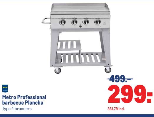 Metro Professional barbecue Plancha