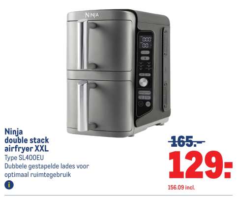 Ninja double stack airfryer XXL