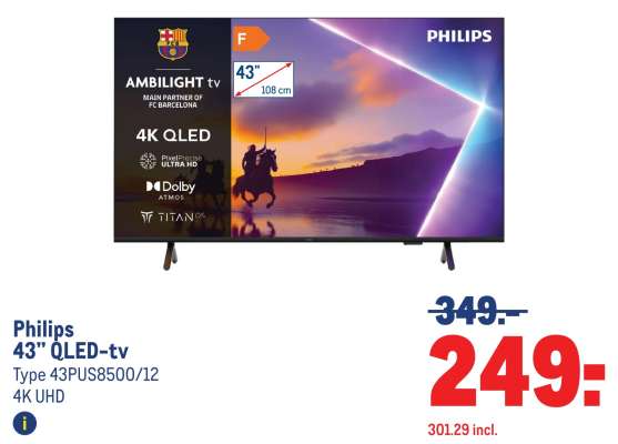 Philips 43” QLED-tv