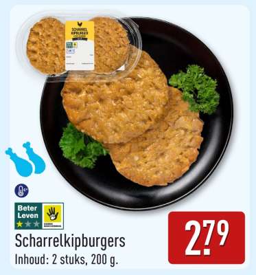 Scharrelkipburgers