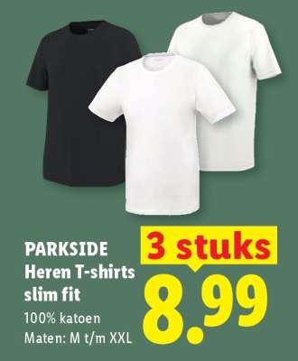 PARKSIDE Heren T-shirts slim fit