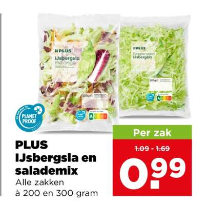 PLUS IJsbergsla en salademix