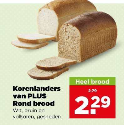 Korenlanders van PLUS Rond brood