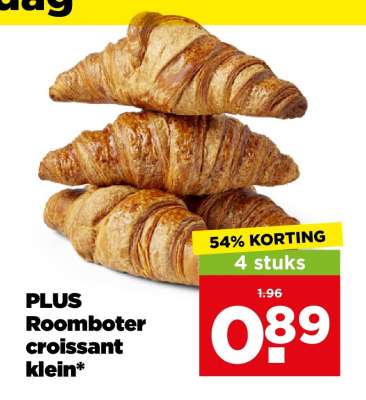 PLUS Roomboter croissant klein