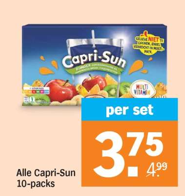 Alle Capri-Sun 10-packs