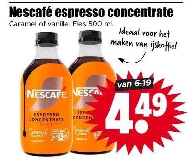 Nescafé espresso concentrate