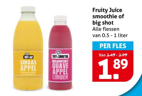 Fruity Juice smoothie of big shot