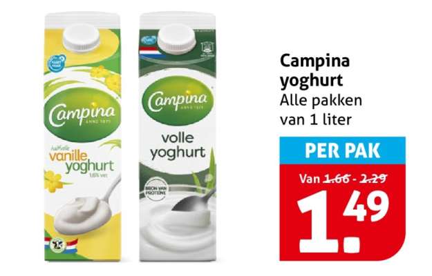 Campina yoghurt