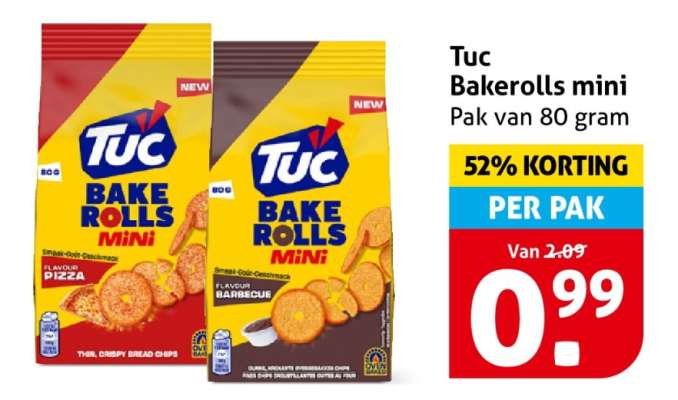 Tuc Bakerolls mini
