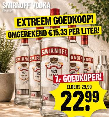 Smirnoff vodka