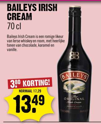 BAILEYS IRISH CREAM