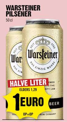 WARSTEINER PILSENER