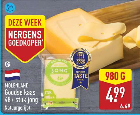 MOLENLAND Goudse kaas 48+ stuk jong