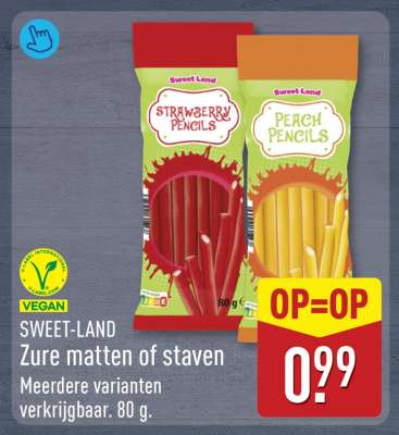 SWEET-LAND Zure matten of staven