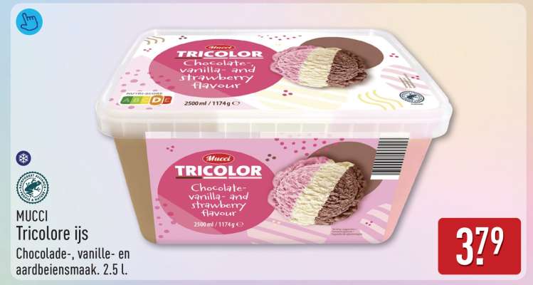 MUCCI Tricolore ijs