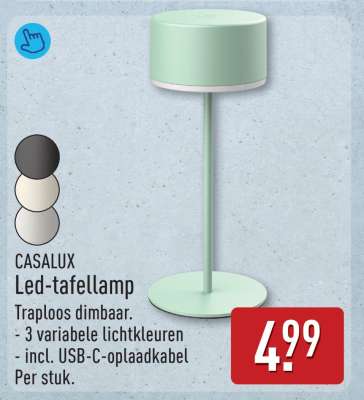 CASALUX Led-tafellamp