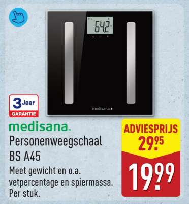 medisana Personenweegschaal BS A45