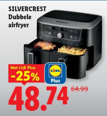 SILVERCREST Dubbele airfryer