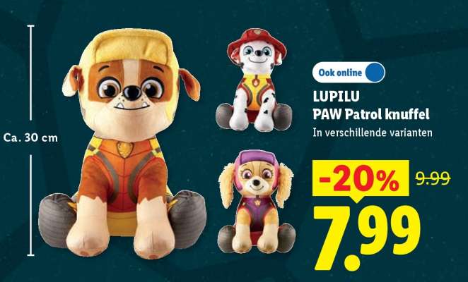 LUPILU PAW Patrol knuffel