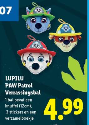LUPILU PAW Patrol Verrassingsbal