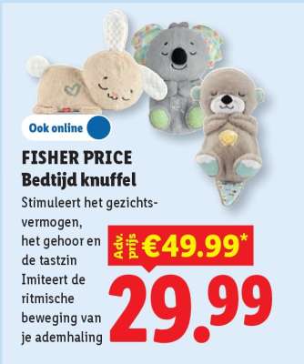 FISHER PRICE Bedtijd knuffel