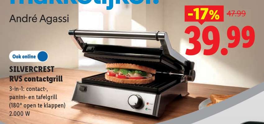 SILVERCREST RVS contactgrill