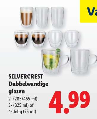 SILVERCREST Dubbelwandige glazen