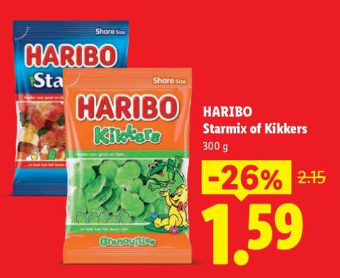 HARIBO Starmix of Kikkers