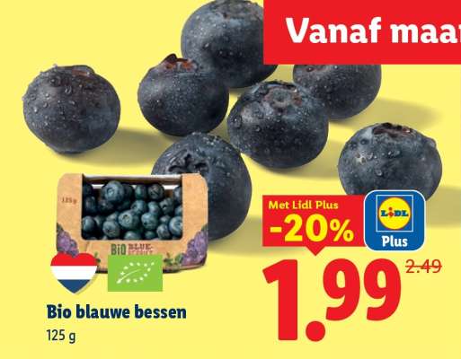 Bio+ Blauwe Bessen