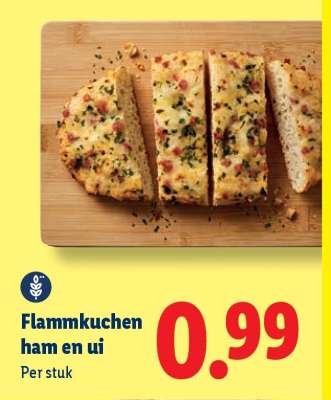 Flammkuchen ham en ui