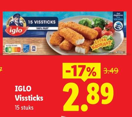 Iglo vissticks