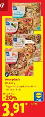 Verse pizza's