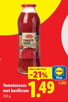 Tomatensaus met basilicum