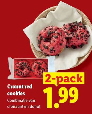 Cronut red cookies
