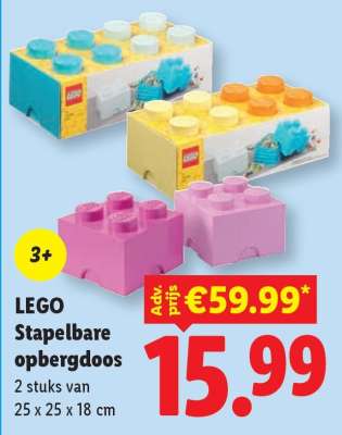 LEGO Stapelbare opbergdoos